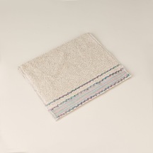 Soft Grad El Havlusu - Bej / Mavi - 30x50 Cm Çok Renkli