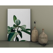 Bk Home Green Plant Tasarımlı Kanvas Tablo 30X50Cm-1 (551084960)