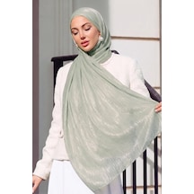 Olcay Yoryo İpek Abiye Şal Mint 103