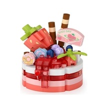 Lz-8644 Loz Çilekli Pasta 160 Parça Block Oyuncak-mini Poşet
