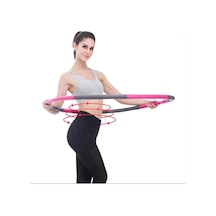 Hula Hoop Egzersiz Çemberi - Egzersiz Halkası - Ağırlıklı - Bel Bölgesi Ayarlanabilir Karışık Tek Ebat