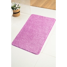 Buççin Online Mağaza Pırlanta Lila 70x120cm Yıkanabilir,kaydırmaz Taban,makine Dokuması Banyo Paspası , Halı Polyeste Çok Renkli