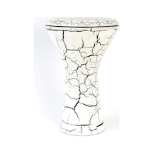 Masterwork Beyaz İşlemeli Döküm Çekiç Dövme Darbuka