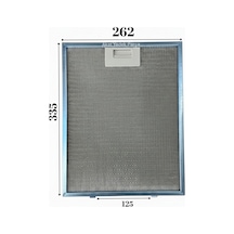 Silverline İle Uyumlu Davlumbaz 26,2x33,5 Cm Arkaara 12,5cm Aspiratör Filtre
