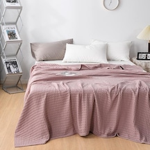 Havuzlu Pike Pamuklu Çift Kişilik 220x240 Cm Pembe Çok Renkli