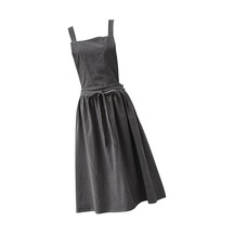 Suntek Pamuk Keten Kolsuz Önlük Mutfak Pişirme Pişirme