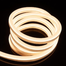 Neon Şerit Led 220 Volt Esnek Silikonlu Aydınlatma + Fiş Dahil 7mt-günışığı