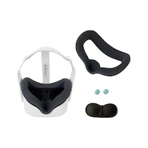 Pazly Oculus Quest 2 Vr Toz Geçirmez Kılıf, Lens Kapağı, Gri Kol Koruması Gri