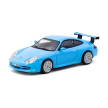 Tarmac Works 1/64 Porsche 911 Gt3 Type 996 Light Blue Std