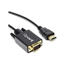 Q-hvg18 Hdmı To Vga 1,8mt Dönüştürücü Kablo