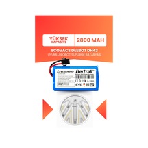 Ecovacs Deebot Dh43 Uyumlu Batarya Yüksek Kapasite 2800mah Pil Robot Süpürge Bataryası