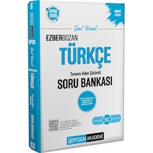 Pegem 2026 Kpss Ezberbozan Türkçe Tamamı Video Çözümlü Soru Banka