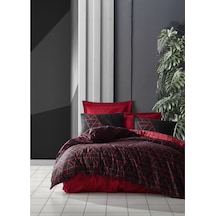Cotton Box Dark Shadow Bordo Çift Kişilik Nevresim Takımı Bordo