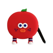 Microsonic Samsung Galaxy Buds Live Kılıf Cartoon Figürlü Silikon Elma