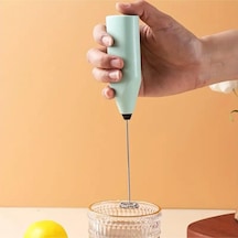 Mini Yumurta Karıştırıcı Süt Köpürtücü El Mikseri Pilli Kahve Çırpıcı Telli Blender Cappuccino Mixer Diğer
