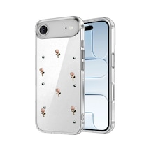 Newface Apple iPhone Uyumlu 17 Air Fiyonk Desenli Kapak - Desen 6 Şeffaf Diğer