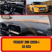 PEUGEOT 208 ( 2020+ ) ÖN GÖĞÜS / PANEL /  TORPİDO KORUMASI - KILIFI - HALISI