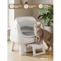 Petpivot Autoscooper As12 Lite Akıllı Otomatik Kedi Tuvaleti