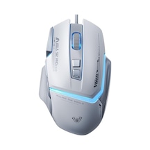S12 Pro 12800 Dpı 8 Tuşlu Makrolu Kablolu Optik Gaming Oyuncu Mouse Beyaz