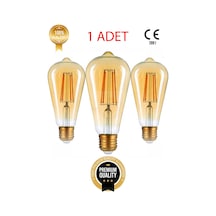 Armut Kateli Rustik 2700 K Sarı Led Filament Ampul