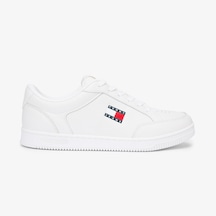 Tommy Hilfiger Jeans Cupsole Long Lace Leather Erkek Beyaz Spor Ayakkabı & Sneaker Em0em01707 Tommy Hilfiger Jeans Cupsole Long Lace Leather Erkek Beyaz Spor Ayakkabı & Sneaker Em0em01707