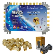 Mag Platinum 10-8 Sonlu Uydu Santrali + T&Smart Santral Lnb'si
