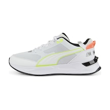 Puma Mirage Sport Tech Laser Tag Beyaz Erkek Günlük Spor Ayakkabı Lime Squeeze Lime Squeeze