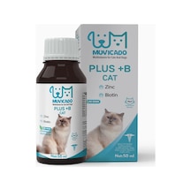 Muvicado Kedi Tüy Sağlığı Damlası Plus +B Kediler İçin Tüy Tırnak Sağlığı Destekleyeci 50 ML