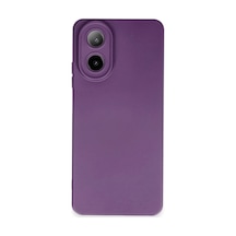 Oppo A38 Kılıf Nano İçi Kadife Silikon - Mor 0.2M-Çok Renkli