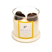 Missi Ahşap Fitilli Whıte Chocolate Mocha Vegan Mum