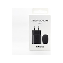 Samsung Uyumlu Galaxy S21+ 5g Type-C Fast Şarj Adaptörü 25W Siyah (Samsu Samsung Uyumlu Galaxy S21+ 5g Type-C Fast Şarj Adaptörü 25W Siyah (Samsu