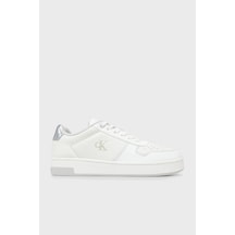 Calvin Klein Bayan Ayakkabı Yw0yw01765 0lı Beyaz-gümüş Beyaz-gümüş Beyaz - Gümüş