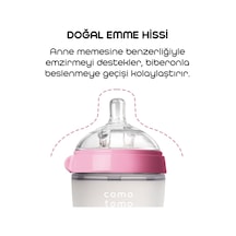 Bezos Comotomo Antikolik Silikon Biberon 250 Ml 3-6 Ay Pembe Renk: Pembe Dlra