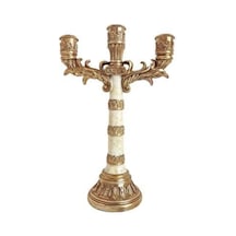DEKORATİF ÜRÜNLER  Salon Takımları-FLY 3 LÜ ŞAMDAN-DH3186YG-11
