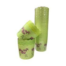 Cupcake/muffin /suffle Kek Kapsülü Çiçekli 25 Li