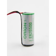 Er26500h 3.6v Orta Boy Soketli Lityum Pil 10cm + Molex 5100