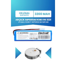 Arçelik Imperium Robo Rs 3221 Uyumlu Batarya 3200mah Pil