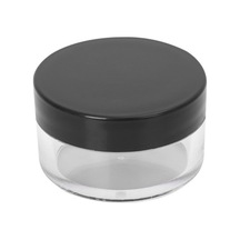10ml Şeffaf Akrilik Plastik Krem Kavanozu Siyah Kapaklı, 12 Adet, Krem Kavanozu, Kozmetik Kavanoz, Plastik Kavanoz Şeffaf