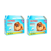Dogmozz Premium Yapışkan Bantlı Köpek Tuvalet Çiş Eğitim Pedi 2 x 30'lu 60 x 90 CM