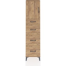 Arges Dolap 2 Raflı 4 Çekmeceli Tek Kapaklı 44x30x182 Çam-çam Çam Arges Dolap 2 Raflı 4 Çekmeceli Tek Kapaklı 44x30x182 Çam-çam Çam