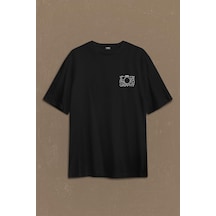 I Love Photography Fotoğrafçı Canon Nikon Sırt Ön Baskılı Oversize Tişört Unisex T-shirt 001