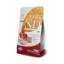 N&D Düşük Tahıllı Tavuklu ve Narlı Yetişkin Kedi Maması 1500 G