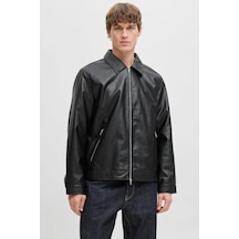 Jack & Jones Jack Jones Casablanca Pu Erkek Ceket 12278839 Siyah
