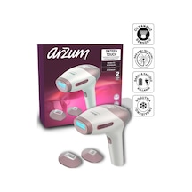 Arzum AR5178 Sateen Touch Şarjlı Ipl Tüy Alma Sistemi, Otomatik Mod, Cilt Rengi Sensörlü, Beyaz Arzum AR5178 Sateen Touch Şarjlı Ipl Tüy Alma Sistemi, Otomatik Mod, Cilt Rengi Sensörlü, Beyaz