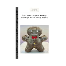 Özel Seri Yetişkin Yastığı Kurabiye Adam Peluş Yastık Çok Renkli