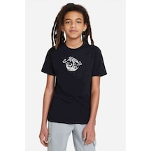 Tshirthane Tiyatro Baskılı Unisex Çocuk Siyah T-Shirt (534617171)