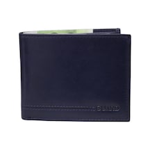 Guard Leather Guard Lacivert Temi Deri Erkek Cüzdanı Çok Renkli