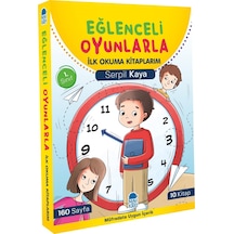 Eğlenceli Oyunlarla İlk Okuma Kitaplarım Seti - 10 Kitap Takım - Serpil Kaya - Mavi Kirpi