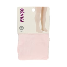 Panço Kız Çocuk Düz Pembe Mikro Külotlu Çorap