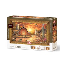 Art Puzzle Gün Batımı Yolculuğu 1000 Parça Çerçeveli Puzzle